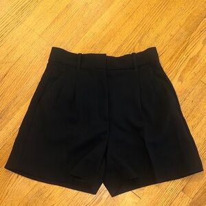 Aritzia High Waist Classic Black Shorts